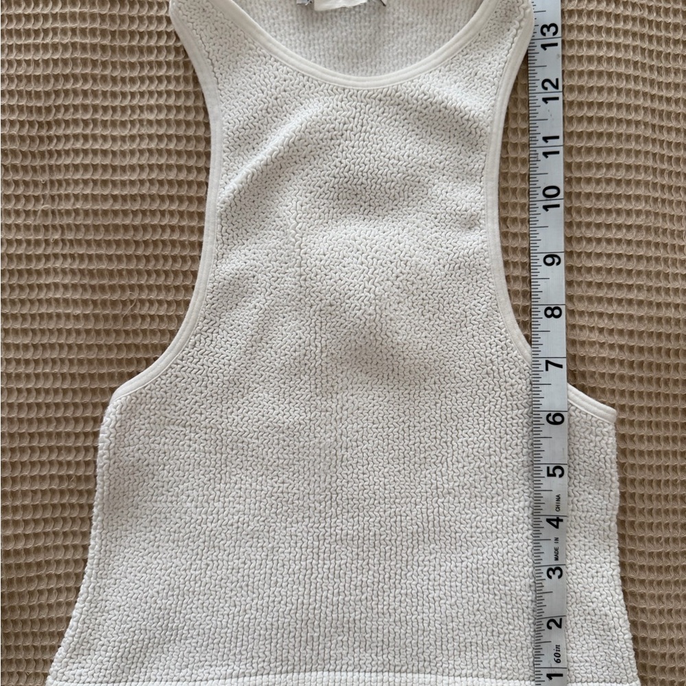 Zara Women's White Sleeveless Top